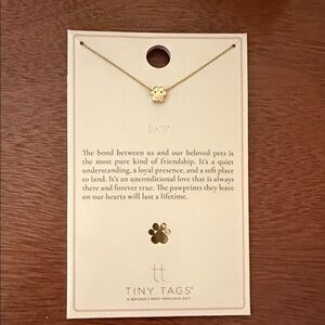 Gold Paw Necklace